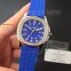 New 2019 Copy Blue Patek Philippe Aquanaut 5067a Diamond Watches For Women (7)_th.jpg